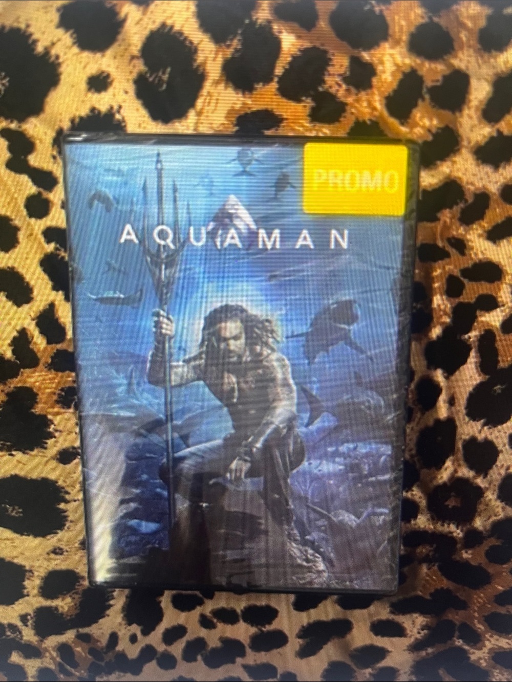Warner Bros. Aquaman Blu-ray with Yellow Promo Sticker